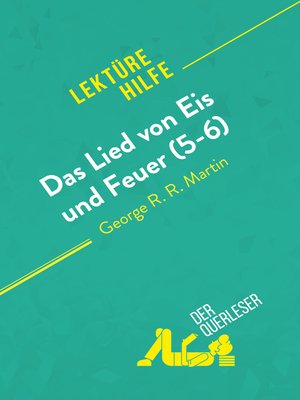 cover image of Das Lied von Eis und Feuer (5-6) von George R. R. Martin (Lektürehilfe)